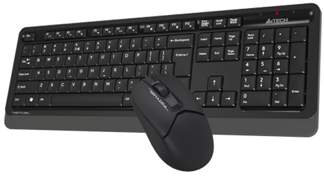 Комплект (клавіатура, мишка) A4Tech Fstyler FG1012S Black