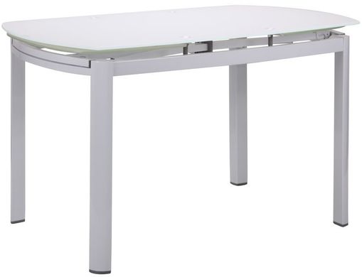 Розкладний стіл AMF Кассандра База білий/Скло білий (511328)