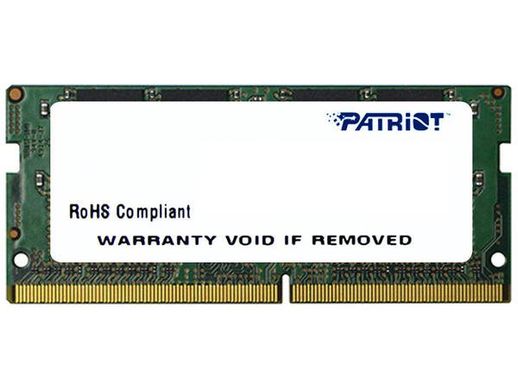 Оперативна пам'ять Patriot 4 GB SO-DIMM DDR4 2666 MHz (PSD44G266681S)