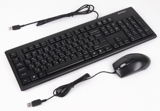 Комплект (клавіатура, мишка) A4Tech KR-8572 Black USB