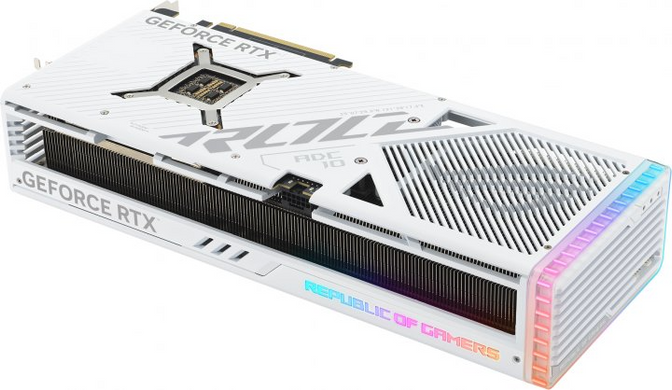 Видеокарта ASUS GeForce RTX 4090 24GB GDDR6X STRIX OC GAMING WHITE (ROG-STRIX-RTX4090-O24G-WHITE)