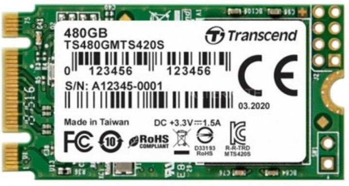 SSD-накопитель Transcend MTS420S 480 GB (TS480GMTS420S)