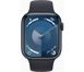 Apple Watch Series 9 GPS 45mm Midnight Aluminium Case with Midnight Sport Band S/M (MR993QP/A)