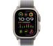 Apple Watch Ultra 2 GPS + Cellular, 49mm Titanium Case with Green/Grey Trail Loop - M/L (MRF43UL/A)