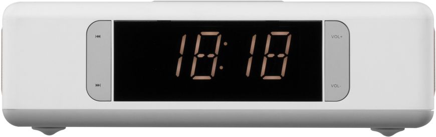 Розумний годинник з безпровідною зарядкою 2E SmartClock White (2E-AS01QIWT)