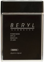 Универсальная мобильная батарея Remax Power Bank Beryl RPP-69 8000 mah Black