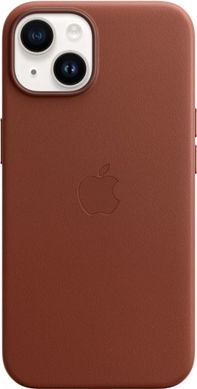 Чохол Apple для iPhone 14 Leather Case with MagSafe Umber (MPP73ZE/A)