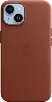 Чохол Apple для iPhone 14 Leather Case with MagSafe Umber (MPP73ZE/A)