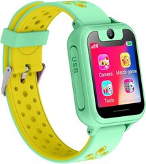 Детские смарт часы UWatch S6 Kid smart watch Green