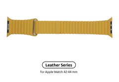Ремешок ArmorStandart Leather Loop для Apple Watch 42mm/44mm Yellow (ARM57842)
