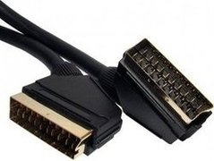 Кабель Ultra Cable Scart 2м black (UC12-20093)