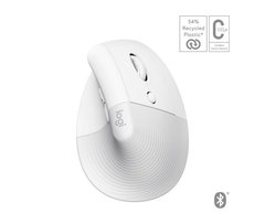 Мышь Logitech Lift for Mac Vertical Ergonomic Mouse Off White (910-006477)