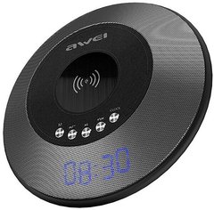 Портативна акустика Awei Y290 Bluetooth Speaker-Wireless Charger Black