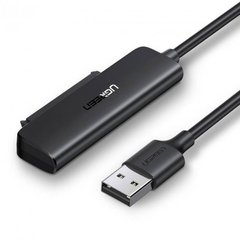 Перехідник UGREEN CM321 USB 3.0 Type-А --> SATA III (F), чорний