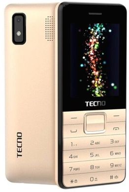 Мобильный телефон TECNO T372 TripleSIM Champagne Gold (4895180746840)