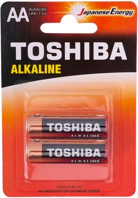 Батарейки TOSHIBA LR6 Economy Alkaline BP 1X2