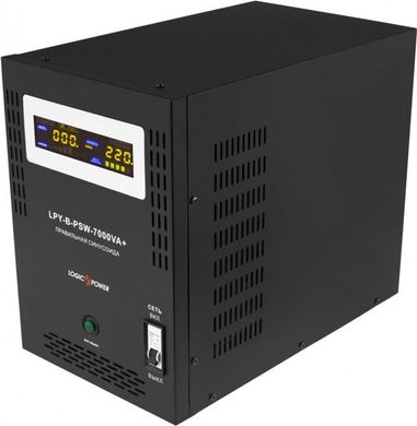 Джерело безперебійного живлення LogicPower LPY-B-PSW-7000VA + (5000Вт) 10A / 20A з правильною синусоїдою 48В (LP6616)