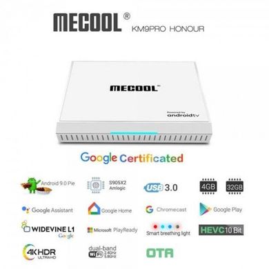 HD медіаплеєр Mecool KM9 Pro Honour Android TV