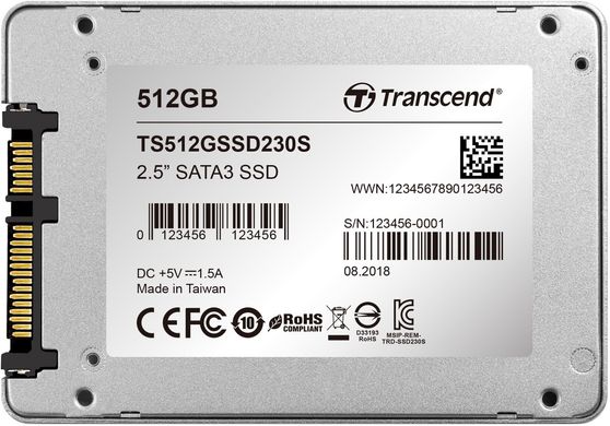 SSD-накопитель Transcend 230 1TB (TS1TSSD230S)