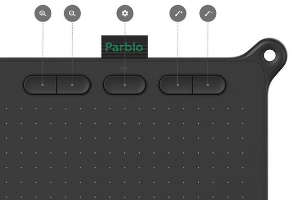Графический планшет Parblo Ninos S Black (NINOSS)