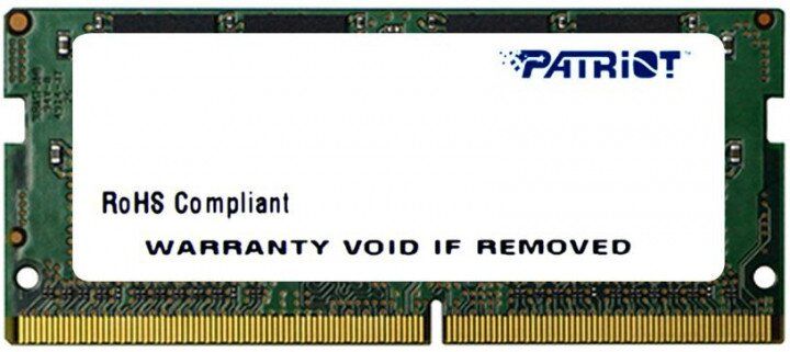 Оперативна пам'ять SO-DIMM Patriot 4GB/2400 DDR4 Signature Line (PSD44G240081S)