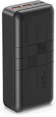 Універсальна мобільна батарея XO PR189 2USB+Type-C QC&PD3.0 22.5W 30000mAh Black