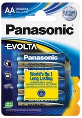 Батарейки Panasonic Evolta AA BLI 4 ALKALINE (LR6EGE/4BP)