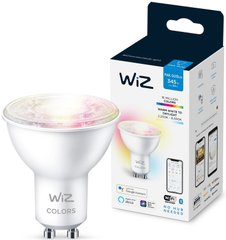 Умная лампа WiZ GU10 4,7W 2200-6500K RGB Wi-Fi (929002448402)