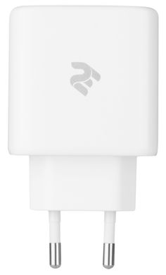 Мережевий зарядний пристрій 2Е USB Wall Charger White (2E-WC2USB30W-W)