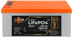 Аккумулятор для ИБП LogicPower LiFePO4 LCD 24V (25,6V) - 230 Ah (5888Wh) (BMS 200A/100A) пластик (20950)