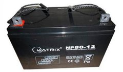 Аккумуляторная батарея Matrix 12V 80Ah (NP80-12)