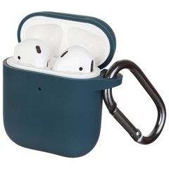 Чохол ArmorStandart New Airpods Silicon case with hook Pine Green (in box)