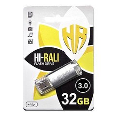 Флешка Hi-Rali USB3.0 32GB Hi-Rali Rocket Series Silver (HI-32GB3VCSL)