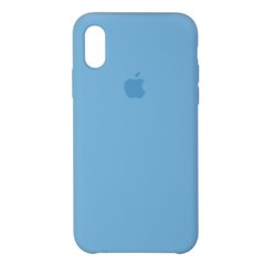 Чехол Original Silicone Case для Apple iPhone XS/X Cornflower (ARM55289)