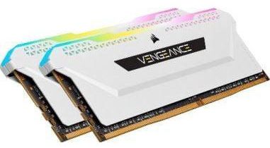 Оперативна пам'ять Corsair 16 GB (2x8GB) DDR4 3600 MHz Vengeance RGB Pro SL White (CMH16GX4M2D3600C18W)