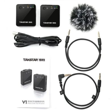 Мікрофон Takstar V1 Single Wireless Lavalier Video Microphone
