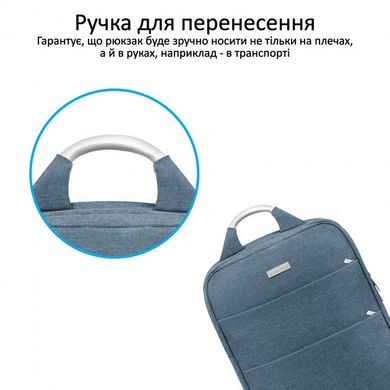 Рюкзак для ноутбука Promate Nova-BP 15.6" Blue