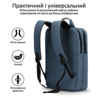 Рюкзак для ноутбука Promate Nova-BP 15.6" Blue