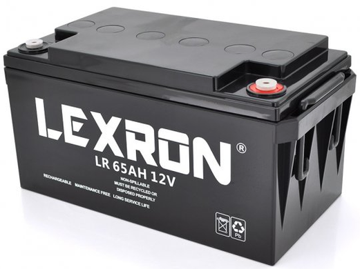 Аккумулятор для ИБП Lexron 12V 65AH (LR-12-65/29318)