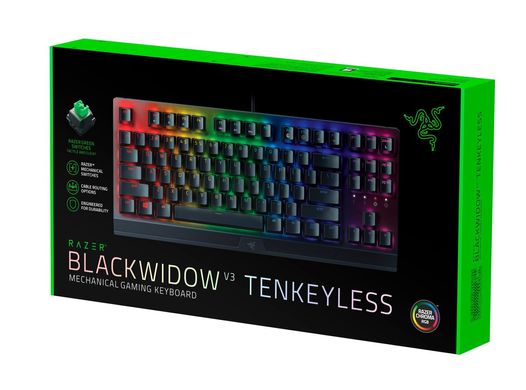 Клавиатура Razer BlackWidow V3 TKL Green Switch (RZ03-03490100-R3M1)