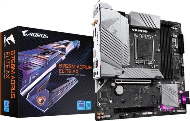 Материнська плата Gigabyte B760M AORUS ELITE AX