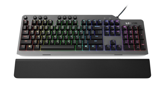 Клавіатура Lenovo Legion K500 RGB Mechanical Gaming Keyboard UKR (GY41L16650)