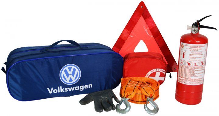 Набор автомобилиста Poputchik Volkswagen кросовер / мінівен 01-058-к синій (01-058-к)