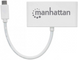 USB-хаб Manhattan Type-C 4 порта USB 3.0 + 3.1 PD (163552)