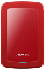 Зовнішній жорсткий диск Adata HV300 2 TB Red (AHV300-2TU31-CRD)