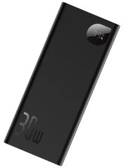 Універсальна мобільна батарея Baseus Adaman Metal Digital Display 20000 mAh 30W Black (PPAD030001)