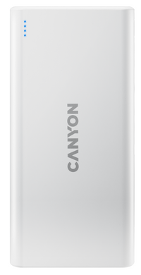 Універсальна мобільна батарея Canyon PB-106 10000 mAh White (CNE-CPB1006W)
