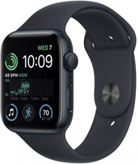 Apple Watch SE 2 GPS 40mm Midnight Aluminium Case with Midnight Sport Band - Regular (MNJT3)