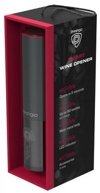 Умный штопор Prestigio Lugano smart wine opener (PWO102BK)