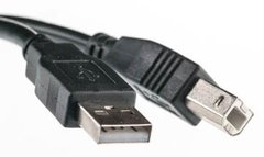 Кабель PowerPlant USB 2.0 AM - BM, 5м, One ferrite